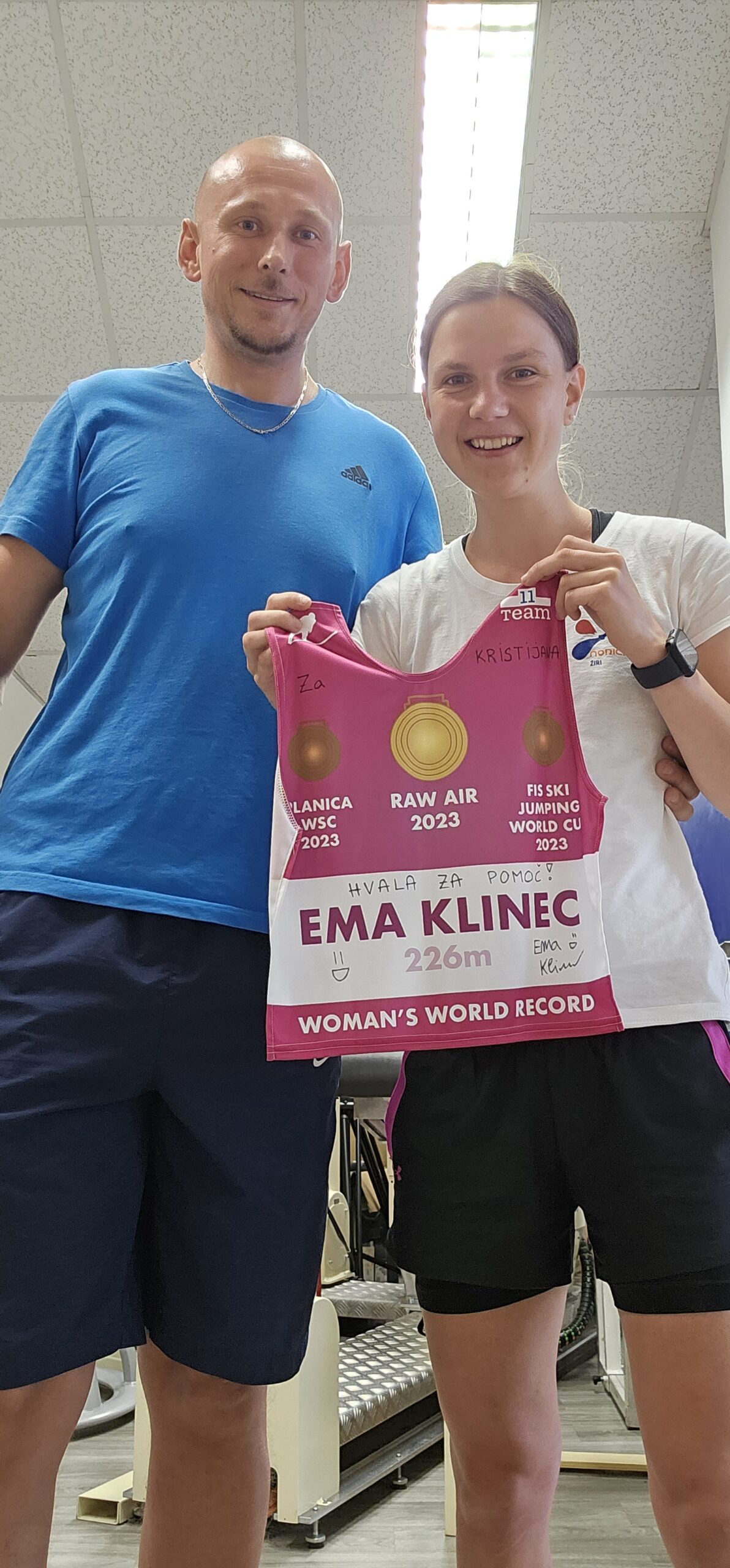 Zaključek individualnega programa rehabilitacije z Emo Klinec